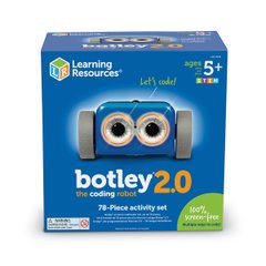 Ігровий STEM-набір LEARNING RESOURCES - РОБОТ BOTLEY® 2.0 (робот, що програмується, пульт, аксес.) LER2938 фото