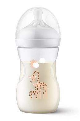 AVENT Бутылочка для кормления Natural Природный Поток, 260 мл.1 шт. Жираф SCY903/66 фото