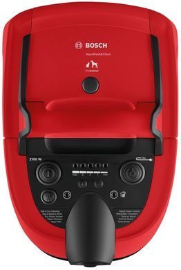Bosch Пылесос моющий, 2100Вт, НЕРА13, турбощётка, красный BWD421PET фото