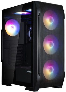 Zalman Корпус N7 PLUS V2 + блок питания ZM700-LX3, 1xUSB3.0, 2xUSB2.0, 6x120мм RGB Rainbow, 1x120мм, VGA 340мм, LCS ready, TG Side Panel, ATX, черный N7PLUSV2+ZM700-LX3 фото