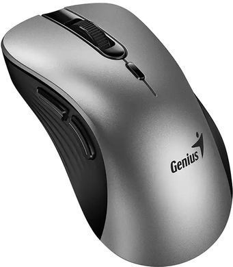 Genius Миша Genius Ergo 8100S, Silent, AI, WL, сірий 31030040404 фото
