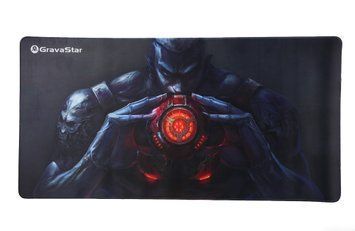 GravaStar Ігрова поверхня WARRIOR, XL (900х450х3мм), чорний GSA8_MPD_WARRIOR фото