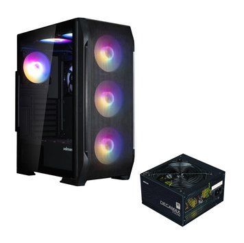 Zalman Корпус N7 PLUS V2 + блок живлення ZM700-LX3, 1xUSB3.0, 2xUSB2.0, 6x120мм RGB Rainbow, 1x120мм, VGA 340мм, LCS ready, TG Side Panel, ATX, чорний N7PLUSV2+ZM700-LX3 фото