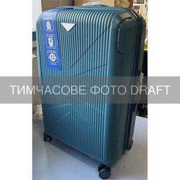 Набор чемоданов 2E, M7978, полипропилен, (L+M+S), молния anti theft, 4 колеса, кодовий замок, синий 2E-PP-M7978-SET3-BL фото