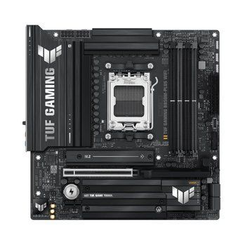 ASUS Материнcька плата TUF GAMING B850M-PLUS WIFI sAM5 B850 4xDDR5 M.2 HDMI DP Wi-Fi BT mATX 90MB1IY0-M0EAY0 фото