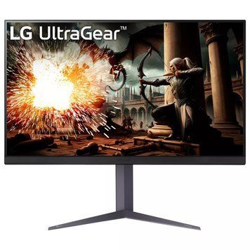 LG Монітор LG 31.5" 32GS75Q-B 2xHDMI, DP, Audio, IPS, 2560x1440, 180Hz, 1ms, sRGB 99%, G-SYNC, FreeSync, Pivot, HDR400 32GS75Q-B фото