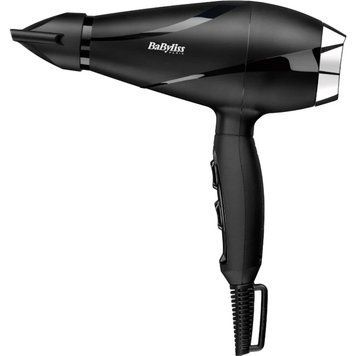 BaByliss Фен, 2200Вт, 2 режими, дифузор, іоніз-я, хол. обдув, чорний 6713DE фото
