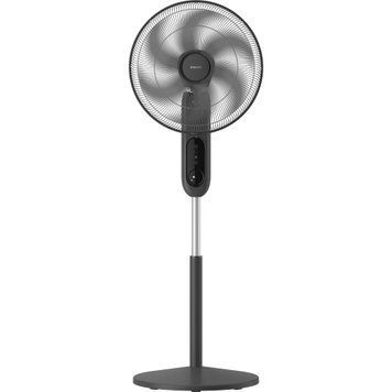 Philips Вентилятор напольный Series 1001, 45см, 47Вт, пульт ДУ, опора круглая, ароматерапия, черный