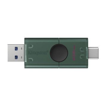 Kingston Накопичувач Kingston 256GB USB 3.2 Type-A + Type-C DT DuoG2 DTDEG2/256GB фото