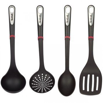 Набір кухонних аксесуарів Tefal Ingenio, 4 пр., чорний, пластик K206S414 фото