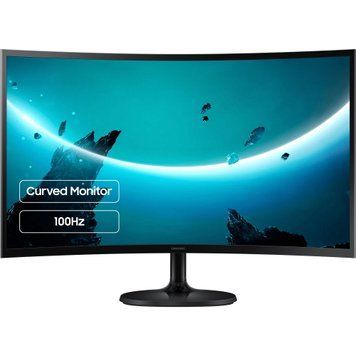 Samsung Монітор 23.8" S24D360 D-Sub, HDMI, VA, 100Hz, 4ms, CURVED LS24D360GAIXCI фото
