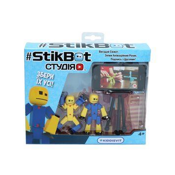 Игровой набор для анимационного творчества STIKBOT &ndash; СТУДИЯ (2 фигурки, штатив) TST615_UAKD фото