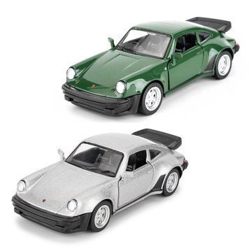 Автомодель - PORSCHE 911 TURBO 3.3 1978 (серый, темно-зеленый) 250413U фото