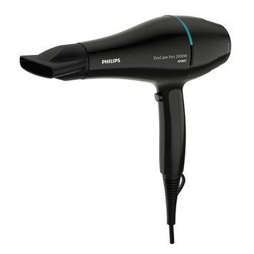 Philips Фен DryCare, 2100Вт, 4 режими, іоніз-я, хол. обдув, чорний BHD272/00 фото