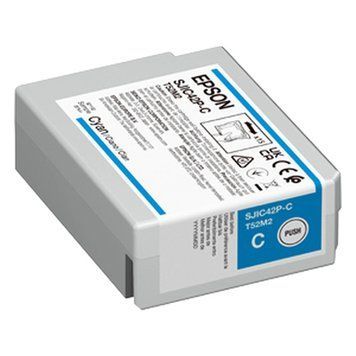 Epson Картридж Epson SJIC42P ColorWorks C4000e BK Cyan C13T52M240 фото