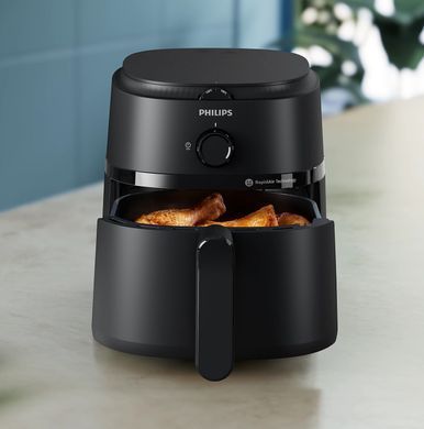Philips Мультипіч Ovi L, 1500Вт, чаша-4.2л, механічне керування, 12 авто. програм, пластик, чорний NA120/00 фото