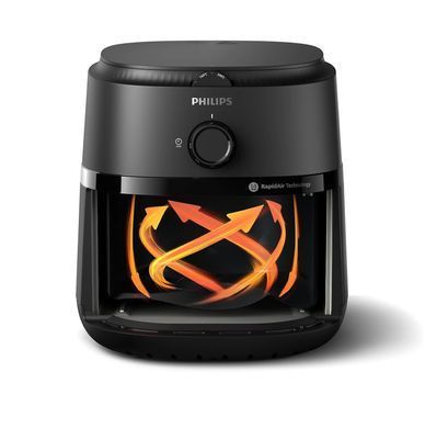Philips Мультипіч Ovi L, 1500Вт, чаша-4.2л, механічне керування, 12 авто. програм, пластик, чорний NA120/00 фото