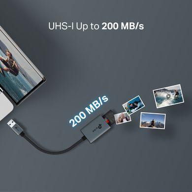 TP-Link USB-Концентратор TP-Link UA430 1xSD, 1x-microSD, USB TypeA UA430 фото