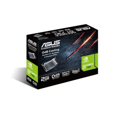 ASUS Відеокарта GeForce GT 730 2GB GDDR5 Silent loe GT730-SL-2GD5-BRK 90YV06N2-M0NA00 фото