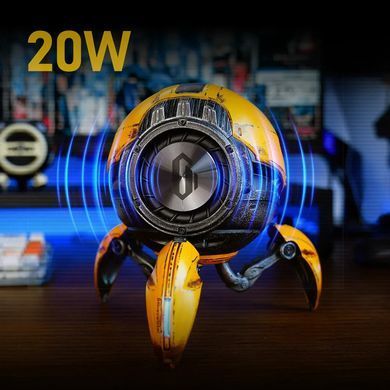 GravaStar Акустична система Mars Pro 2 Battle-Worn, Zinc Alloy body, BT/3.5мм, 20ВТ, жовтий GRAVASTARG1PRO_YLW_V2 фото