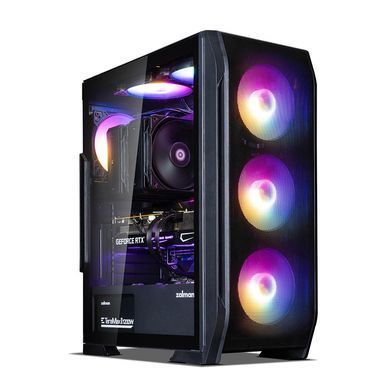 Zalman Корпус N7 PLUS V2 + блок питания ZM700-LX3, 1xUSB3.0, 2xUSB2.0, 6x120мм RGB Rainbow, 1x120мм, VGA 340мм, LCS ready, TG Side Panel, ATX, черный N7PLUSV2+ZM700-LX3 фото