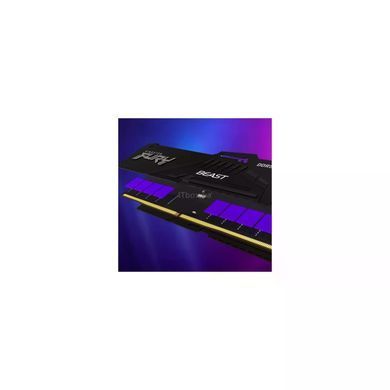 Kingston Память ПК DDR5 128GB KIT (64GBx2) 5600 FURY Beast RGB KF556C36BBEAK2-128 фото