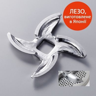 Panasonic М'ясорубка, 1700Вт, 3кг/мин, 3 решітки, насадка для кеббе, пластик, білий MK-GX1700WTQ фото