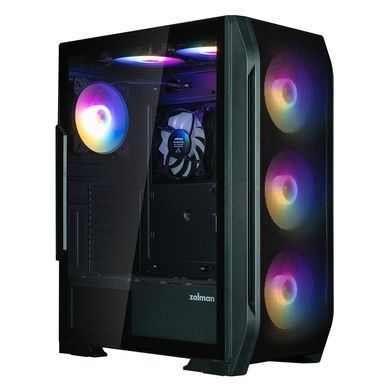 Zalman Корпус N7 PLUS V2 + блок питания ZM700-LX3, 1xUSB3.0, 2xUSB2.0, 6x120мм RGB Rainbow, 1x120мм, VGA 340мм, LCS ready, TG Side Panel, ATX, черный N7PLUSV2+ZM700-LX3 фото