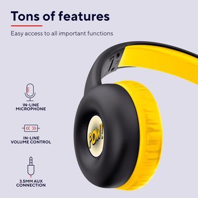 Trust Наушники Nouna Headphones mini-jack, Mic, Черный 25406_TRUST фото