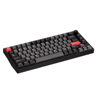 Lemokey Клавиатура механическая P1 Pro 84Key, Keychron Super Banana, WL/BT/USB-A, QMK/VIA, Hot-Swap, EN/UKR, RGB, Knob, Carbon Black P1P-M4-UA фото