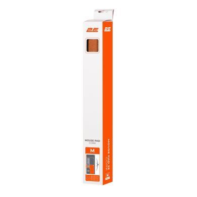 2E Килимок для миші CORK, M(450x400x2мм), коричневий 2E-PAD-M-CORK фото