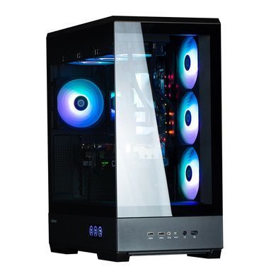 Zalman Корпус P50 DS без БЖ, 2xUSB3.0, 1xUSBType-C, 4x120мм ARGB, VGA 435мм, LCS ready, TG Side Panel, ATX, чорний P50DSBLACK фото