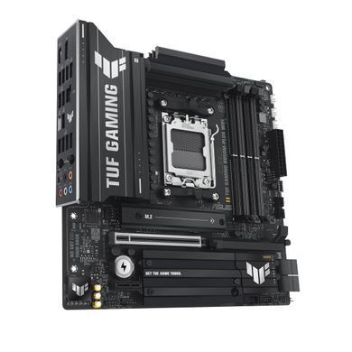 ASUS Материнcька плата TUF GAMING B850M-PLUS WIFI sAM5 B850 4xDDR5 M.2 HDMI DP Wi-Fi BT mATX 90MB1IY0-M0EAY0 фото