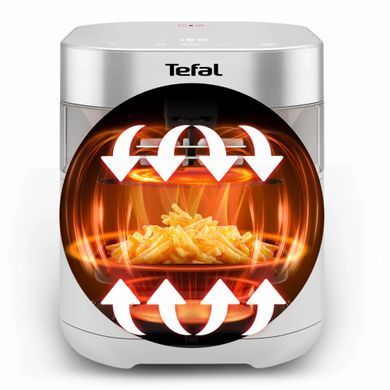 Tefal Мультипечь Easy Fry Infrared, 1500Вт, чаша-7л, сенсорное управл., 8 программ, пластик, светло-серый EY831GE0 фото