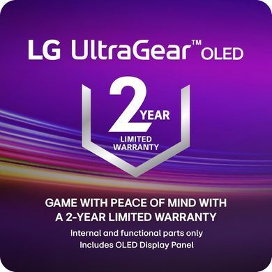 LG Монітор 27" 27GS95QE-B 2xHDMI, DP, USB, Audio, OLED, 2560x1440, 240Hz, 0.03ms, DCI-P3 98.5%, G-SYNC, FreeSync, AdaptiveSync, Pivot, DisplayHDR TRUE BLACK 400 27GS95QE-B фото