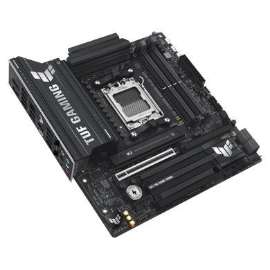 ASUS Материнcька плата TUF GAMING B850M-PLUS WIFI sAM5 B850 4xDDR5 M.2 HDMI DP Wi-Fi BT mATX 90MB1IY0-M0EAY0 фото
