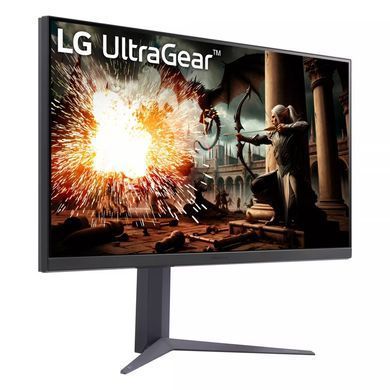 LG Монітор LG 31.5" 32GS75Q-B 2xHDMI, DP, Audio, IPS, 2560x1440, 180Hz, 1ms, sRGB 99%, G-SYNC, FreeSync, Pivot, HDR400 32GS75Q-B фото