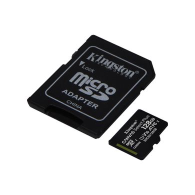 Карта пам'яті Kingston microSD 128GB C10 UHS-I R100MB/s + SD SDCS2/128GB фото