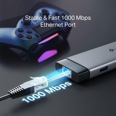 TP-Link Хаб USB UH9120C USB-C > 3xUSB3.0/1xUSB-C/xHDMI/1xRJ45/1xSD/1xmicroSD/1xPD 100Wh UH9120C фото