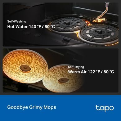 TP-Link Робот-пылесос TAPO TAPO RV 50 PRO OMNI с поддержкой влажной уборки + док-станция TAPO-RV50-PRO-OMNI фото