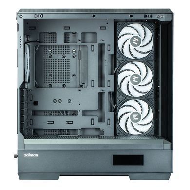 Zalman Корпус P50 DS без БЖ, 2xUSB3.0, 1xUSBType-C, 4x120мм ARGB, VGA 435мм, LCS ready, TG Side Panel, ATX, чорний P50DSBLACK фото