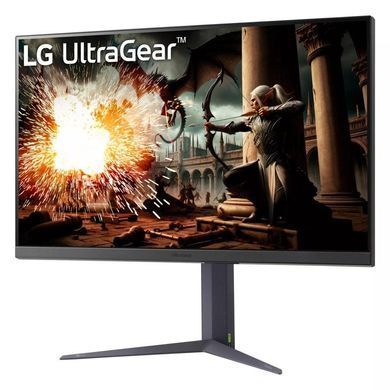 LG Монітор LG 31.5" 32GS75Q-B 2xHDMI, DP, Audio, IPS, 2560x1440, 180Hz, 1ms, sRGB 99%, G-SYNC, FreeSync, Pivot, HDR400 32GS75Q-B фото