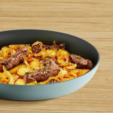 Tefal Сковорода Halo EUCALYPTUS, 20 см, алюминий, бакелит, серый G0160202 фото