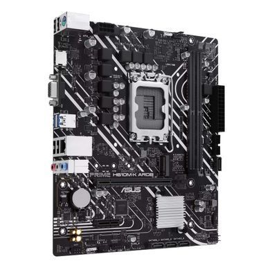 ASUS Материнcька плата PRIME H610M-K ARGB s1700 H610 2xDDR5 M.2 HDMI D-Sub mATX ARGB 90MB1G90-M0EAY0 фото