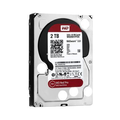 WD Жорсткий диск 2TB 3.5" 7200 64MB SATA Red Pro NAS WD2002FFSX фото