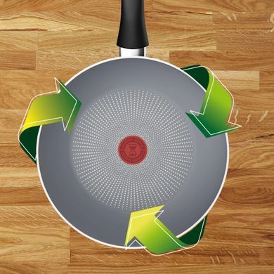Tefal Сковорода ВОК Halo, 28см, алюминий, бакелит, серый C3121953 фото