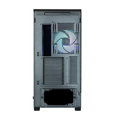 Zalman Корпус P50 DS без БЖ, 2xUSB3.0, 1xUSBType-C, 4x120мм ARGB, VGA 435мм, LCS ready, TG Side Panel, ATX, чорний P50DSBLACK фото