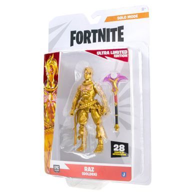 Fortnite Колекційна фігурка Solo Mode Raz (Golden) (Ultra Limited Edition), 10см FNT1361 фото