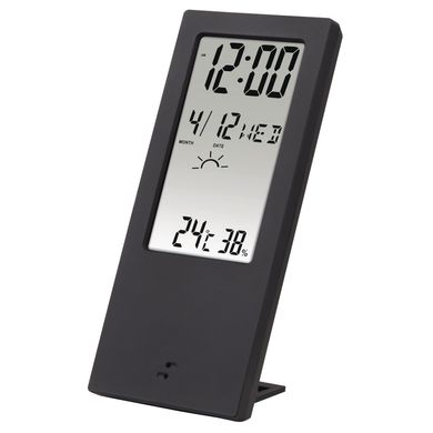 HAMA Термометр /гигрометр TH-140, с индикатором погоды[black] 00186365 фото