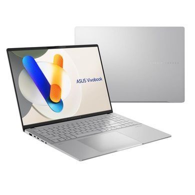 ASUS Ноутбук Vivobook S 16 M5606KA-RI010 16" 3K OLED, AMD AI 7 350, 16GB, F1TB, UMA, NoOS, Сріблястий 90NB1593-M000B0 фото